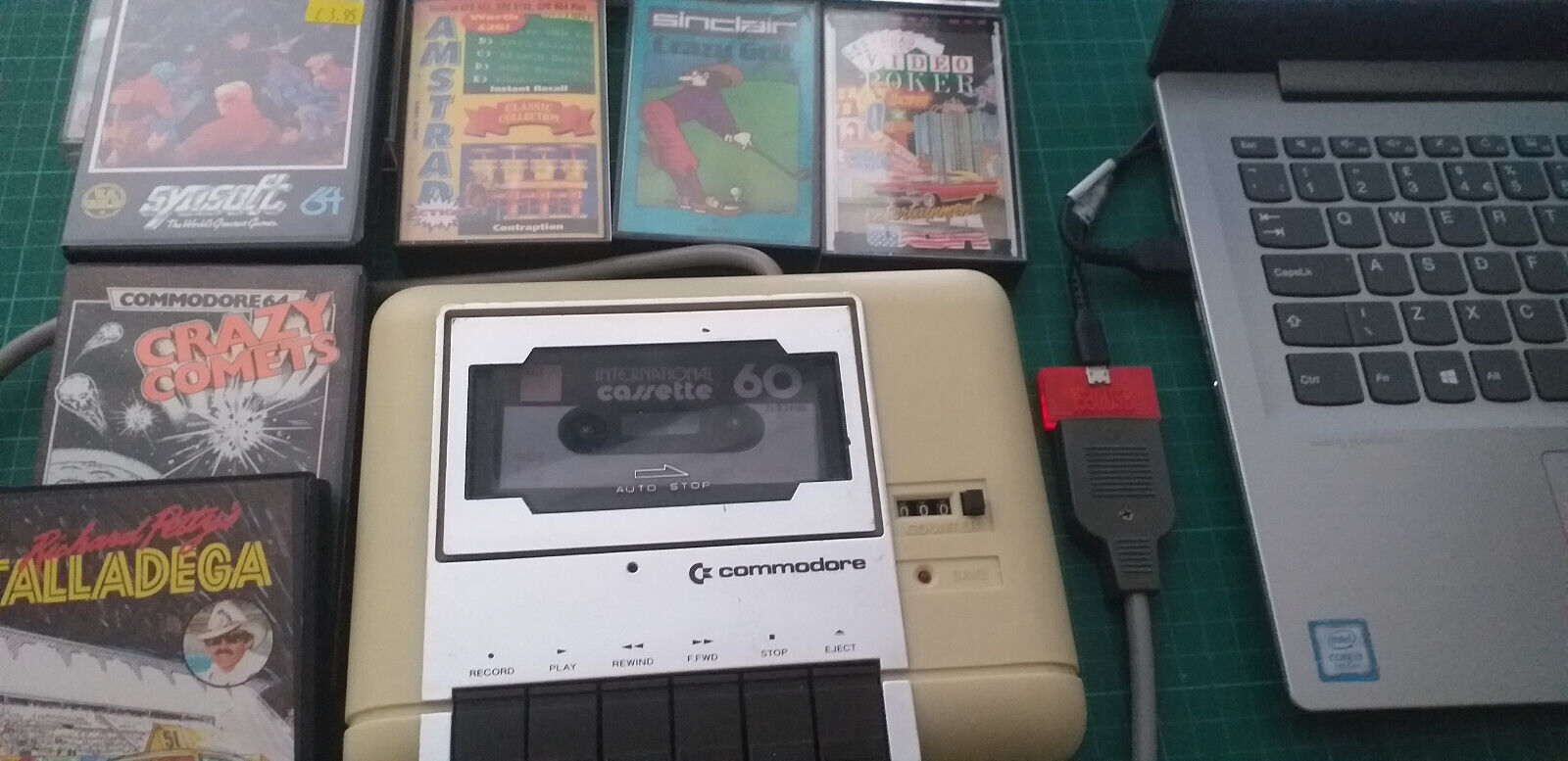 Commodore 1530USB Datasette - PC Adaptor C2N Tape Recorder Tapuino C64 VIC20 PET