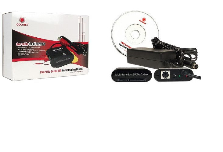Coolmax CD-150-SATA USB2.0 to Serial ATA Multifunctional Cable Converter