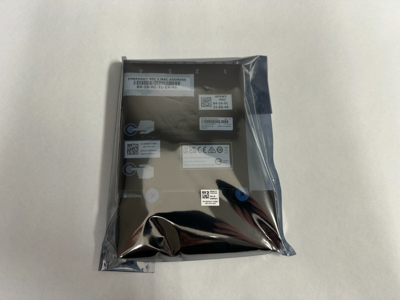 *NEW* PowerEdge R640 Broadcom 57416 Dual Port 10GB RJ45 + 5720 Dual Port NDC