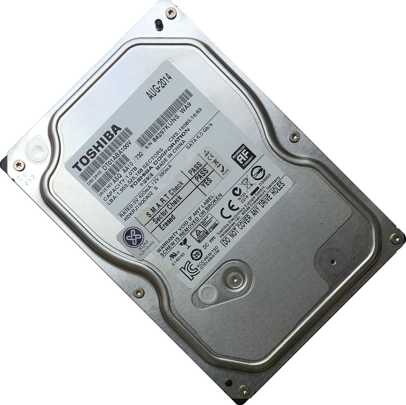 Custom 1TB HDD/SSD 2.5" SATA Hard Drive for Laptop Windows 10 Pro Legacy 64 Used