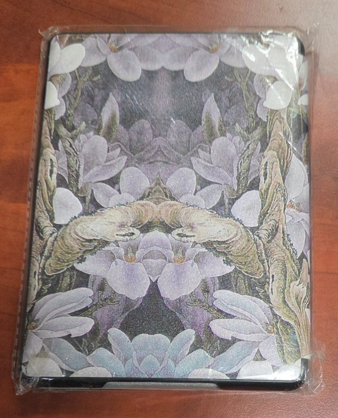 WALNEW Rigid Case for 6.8” Kindle Paperwhite New Sealed White Flowers SHIPS FREE
