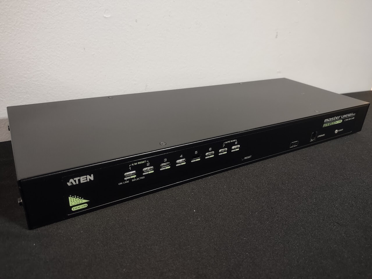 Aten OSD DDC2B CS1308-PH2 Master View Max 8-Port PS2 USB VGA KVM Switch, *READ 6
