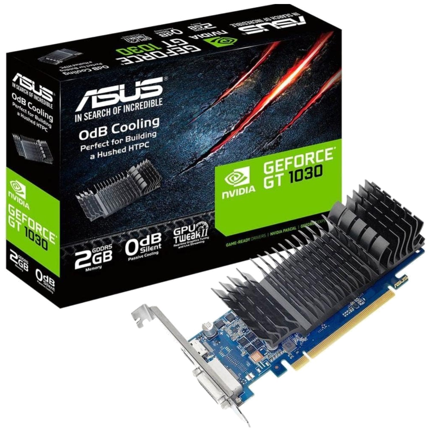 Compact GeForce GT 1030 2GB GDDR5 Graphics Card*-^``