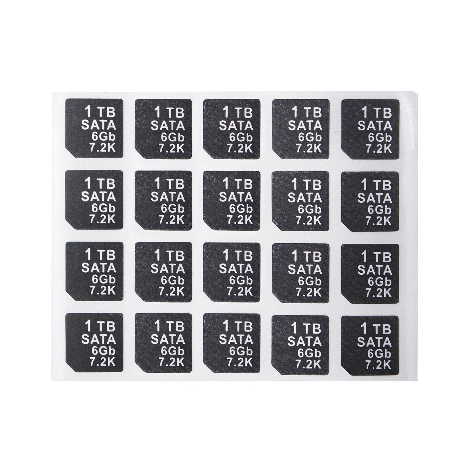 20X Hard Disk Capacity Sticker Labels Fit Dell DXD9H X7K8W HDD Caddy Drive Tray