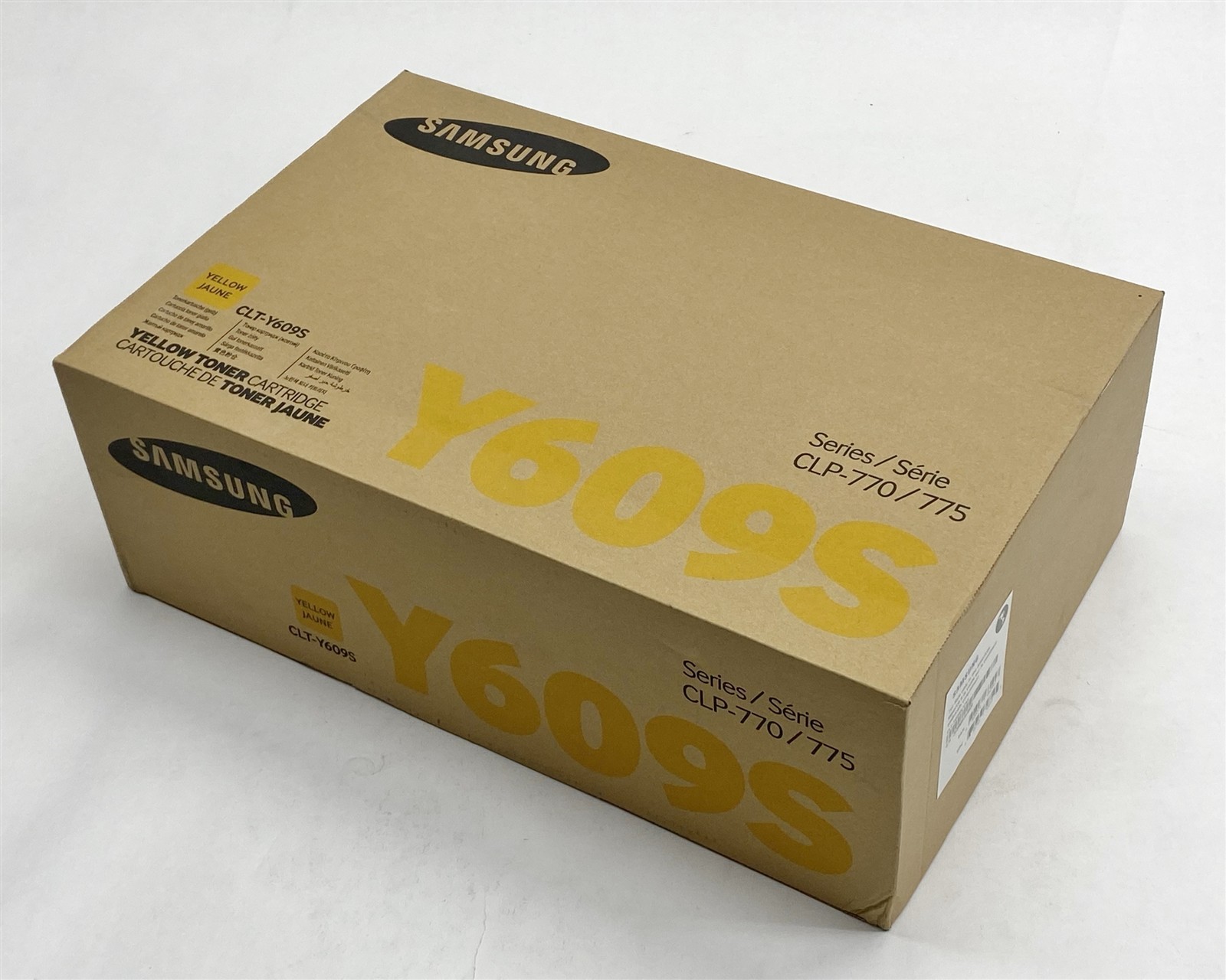 Samsung Y609S CLT-Y609S Yellow Toner Cartridge CLP-770/775 Sealed New Genuine