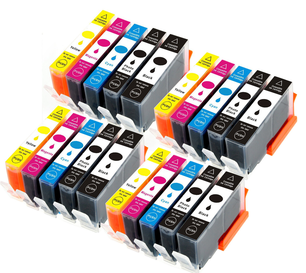 20PK Replacement Ink +chip for HP 564XL Photosmart C6375 7510 C6380 7515 C6350