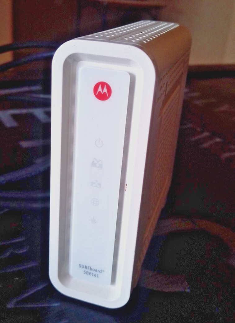 Motorola SURFboard SB6141 Cable Modem & Power Supply SKU 2431 Works Perfectly 