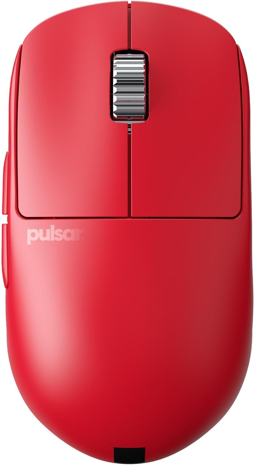 Pulsar Gaming Gears - X2H eS Wireless Gaming Mouse, Limited Edition, Medium, Red