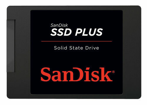 SanDisk SDSSDA-480G-G26 SSD Plus 480GB 2.5 inch SATA-III Internal Solid State...