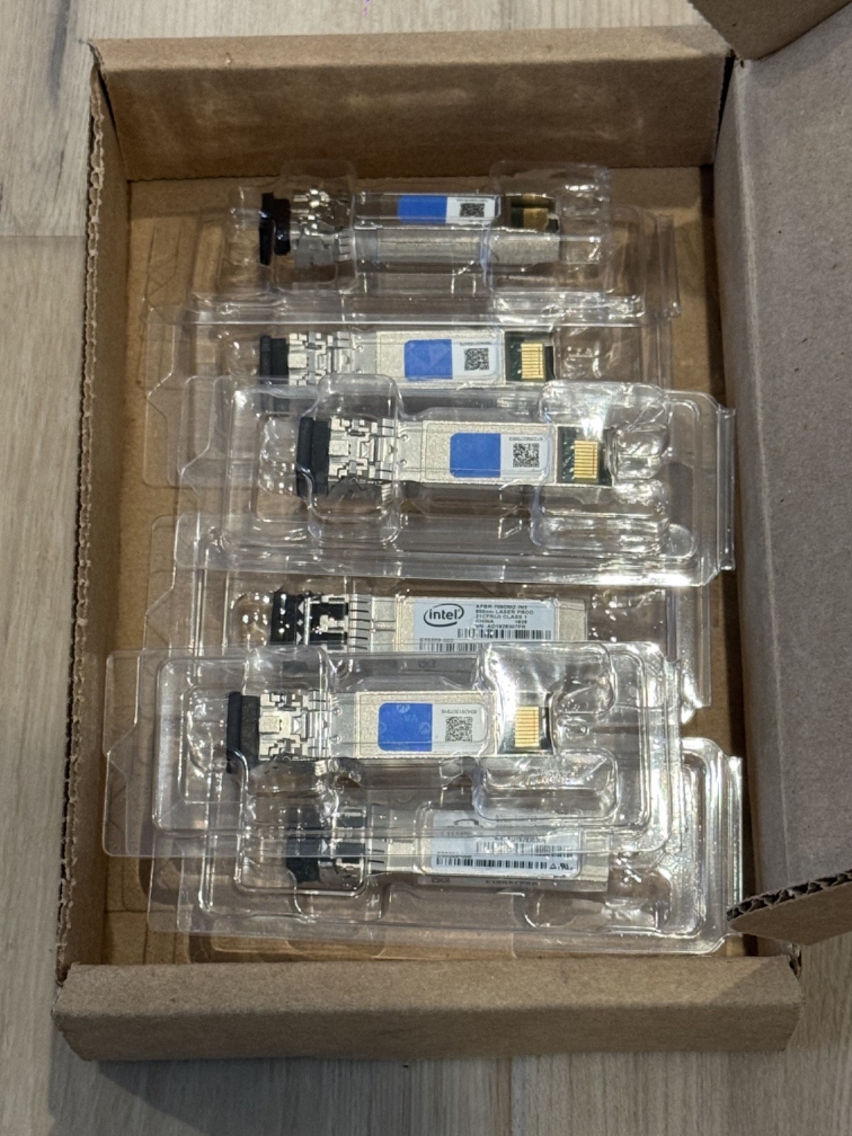 Genuine Intel 10GB FC SFP+ 850nm Transceiver Module AFBR-709DMZ-IN3 6Pack