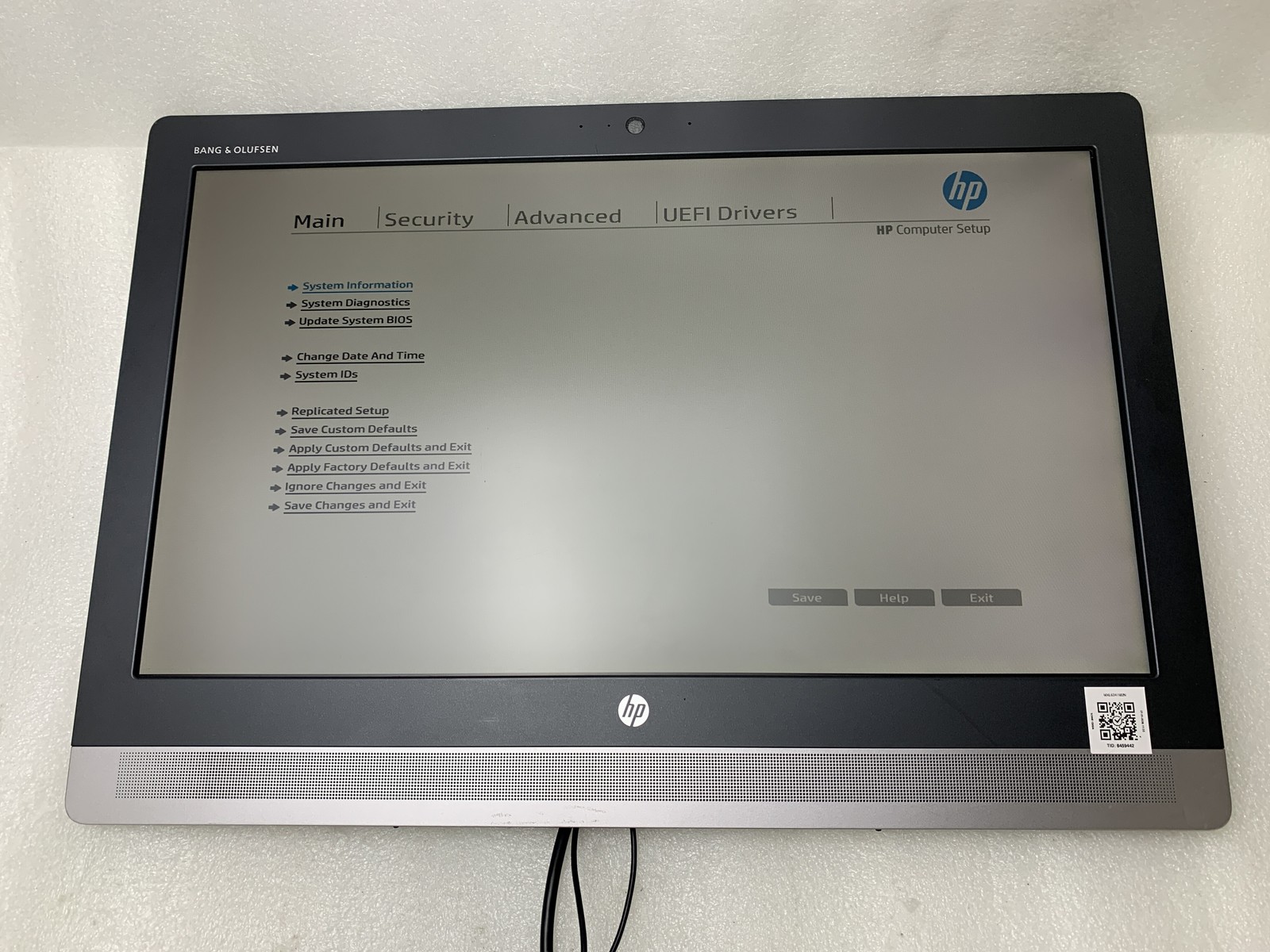 HP EliteOne 800 G2 23-in Non-Touch AiO Core i7-6700 3.4GHz 8GB RAM NO HDD NO OS
