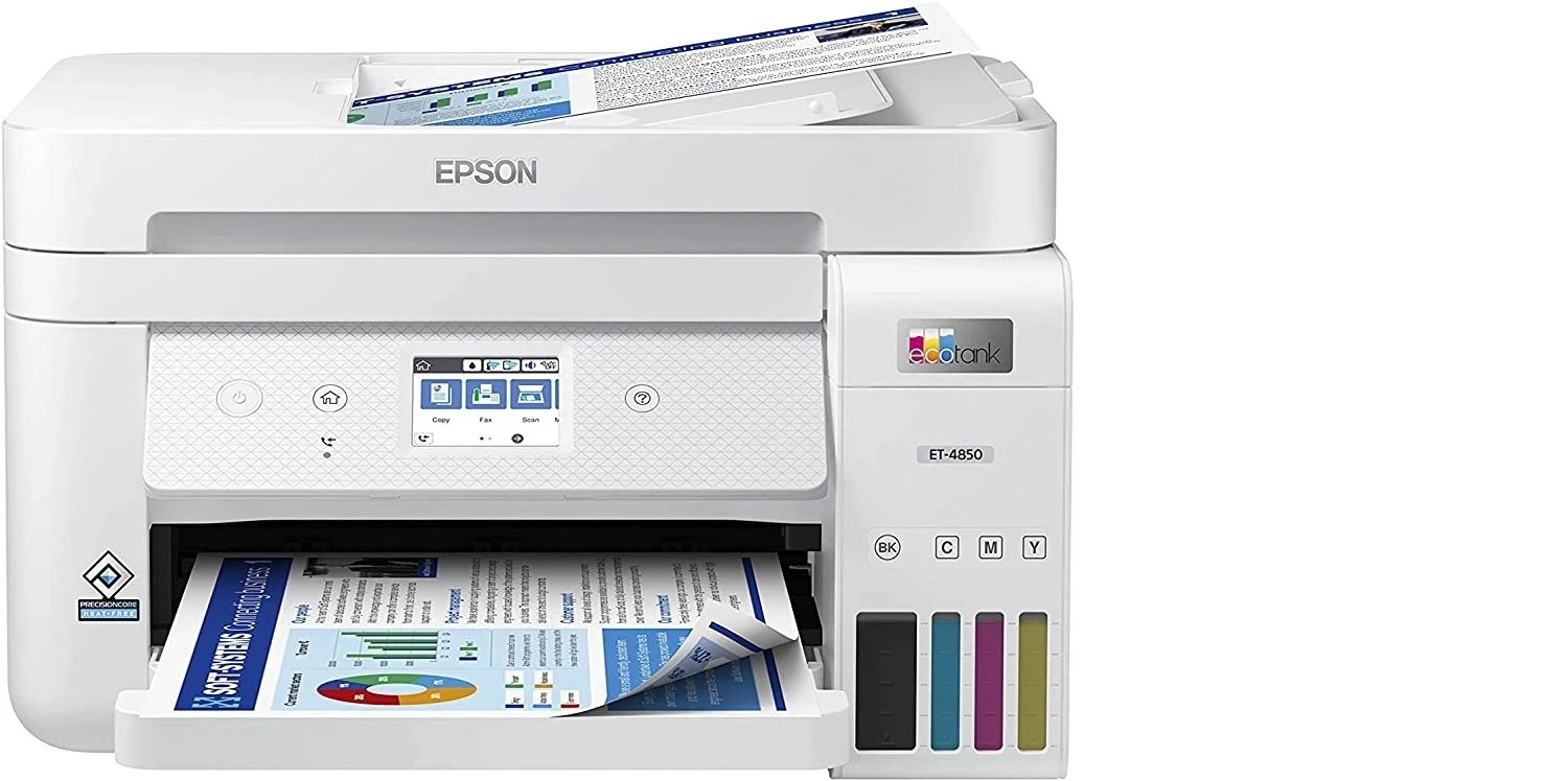 Epson EcoTank ET-4850 Color Inkjet All-In-One EcoTank  Printer (1404 Prints-FAIR