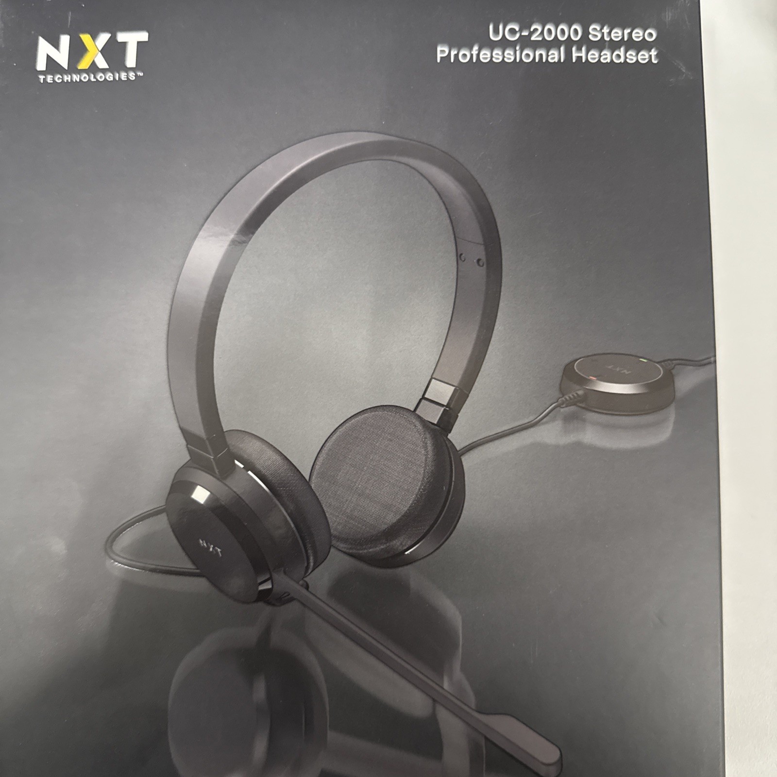 NXT Technologies UC-2000 Noise-Canceling Stereo Computer Headset NX55445 - Black