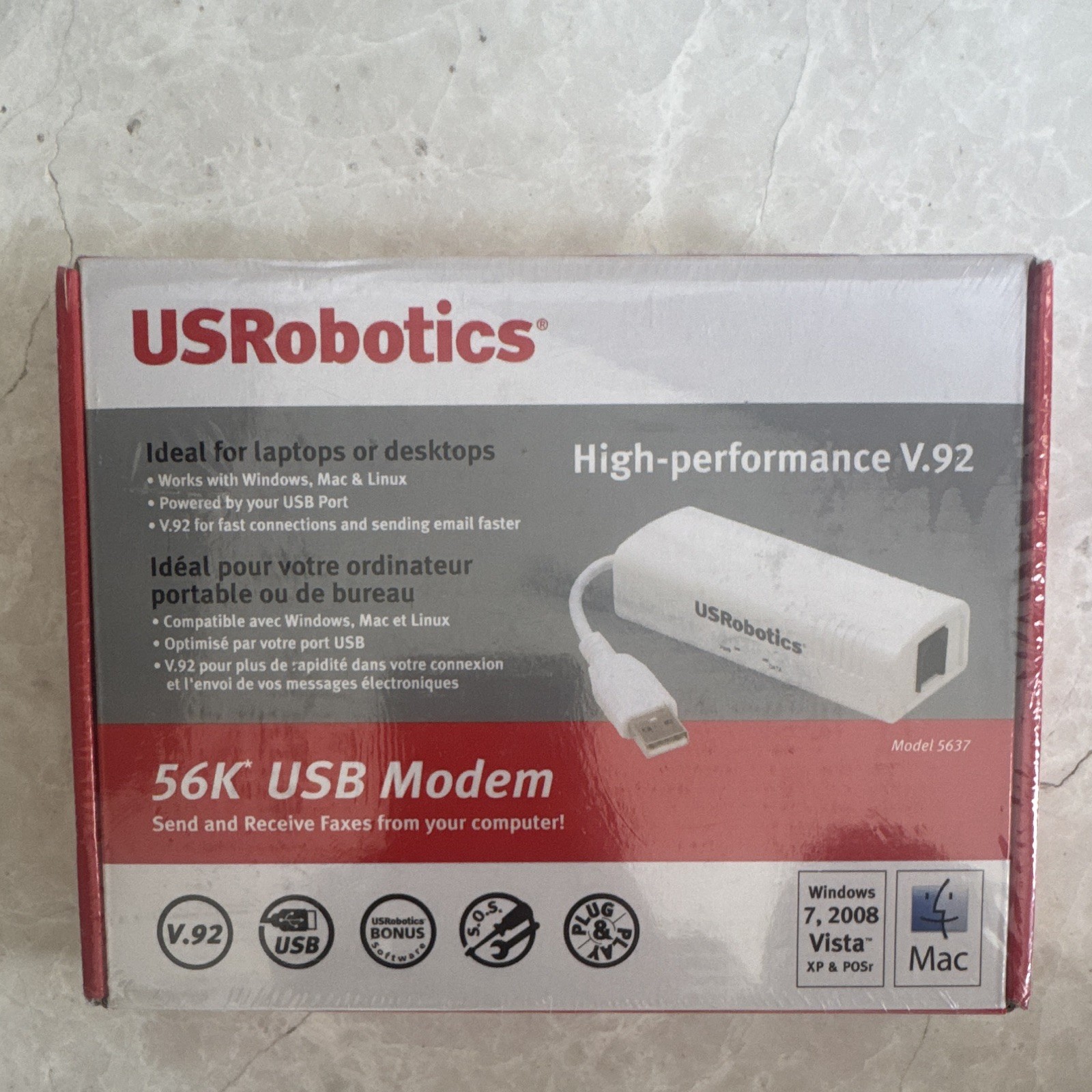 USRobotics Courier 56K Business Modem 3453C 56Kbps