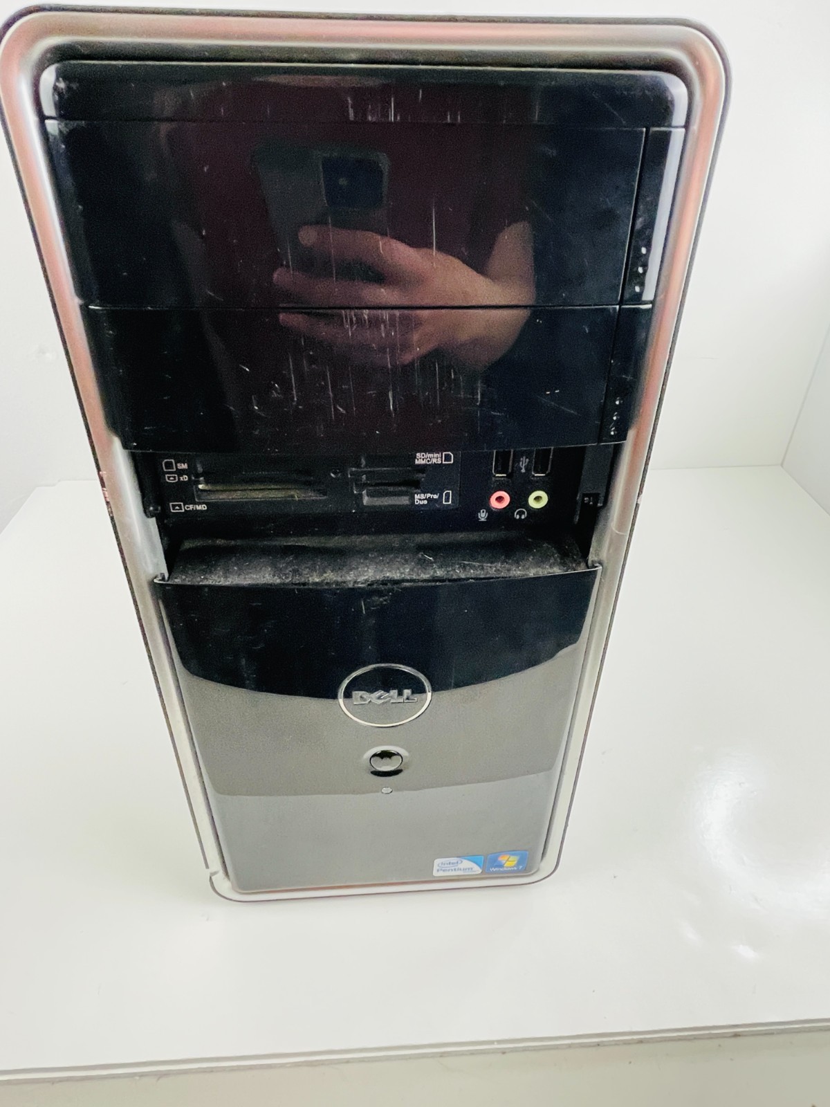 Dell Inspiron 560 Computer Tower 2010 D16M Intel Pentium Windows 7 Parts Only