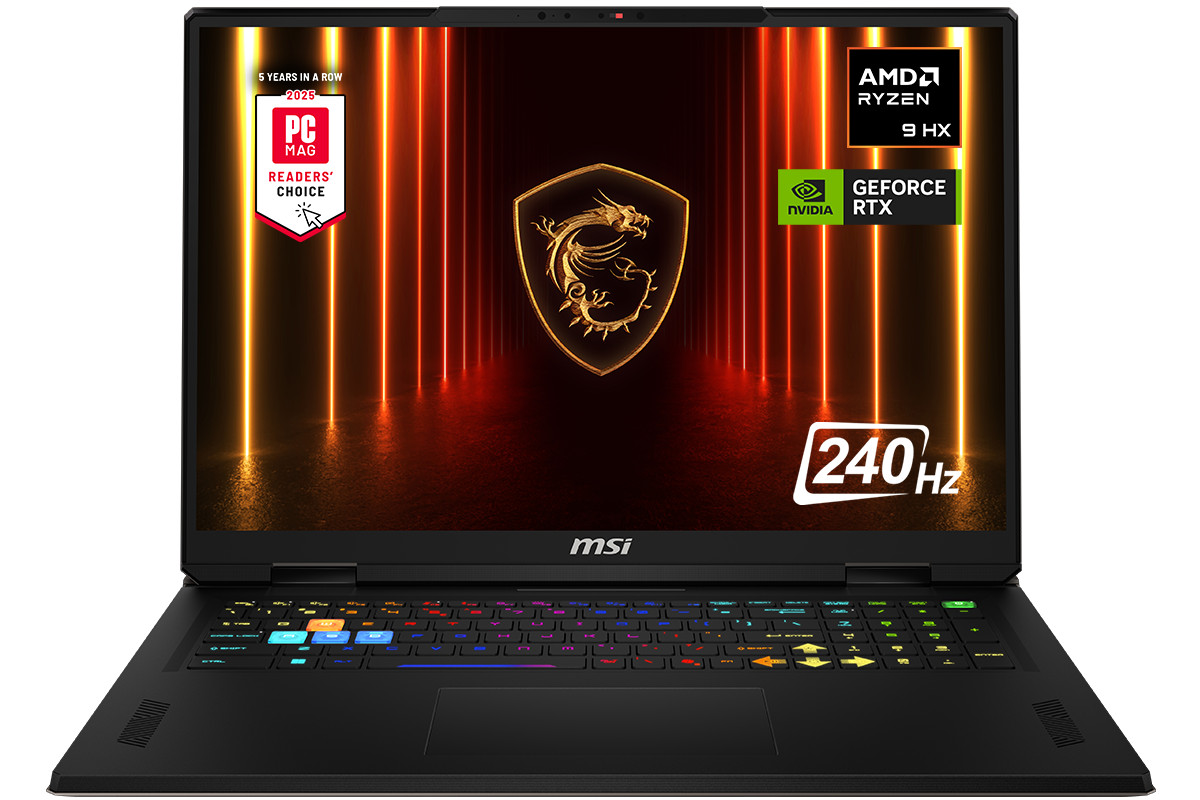 MSI - Vector A18 HX 18 in + - AMD R9-9955HX - GeForce RTX 5080 1TB SSD 32GB RAM