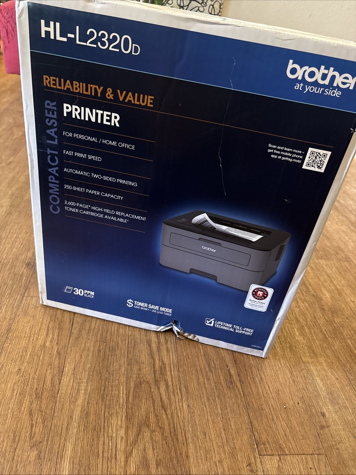 Brand New Brother HL-L2320D Mono Laser Printer