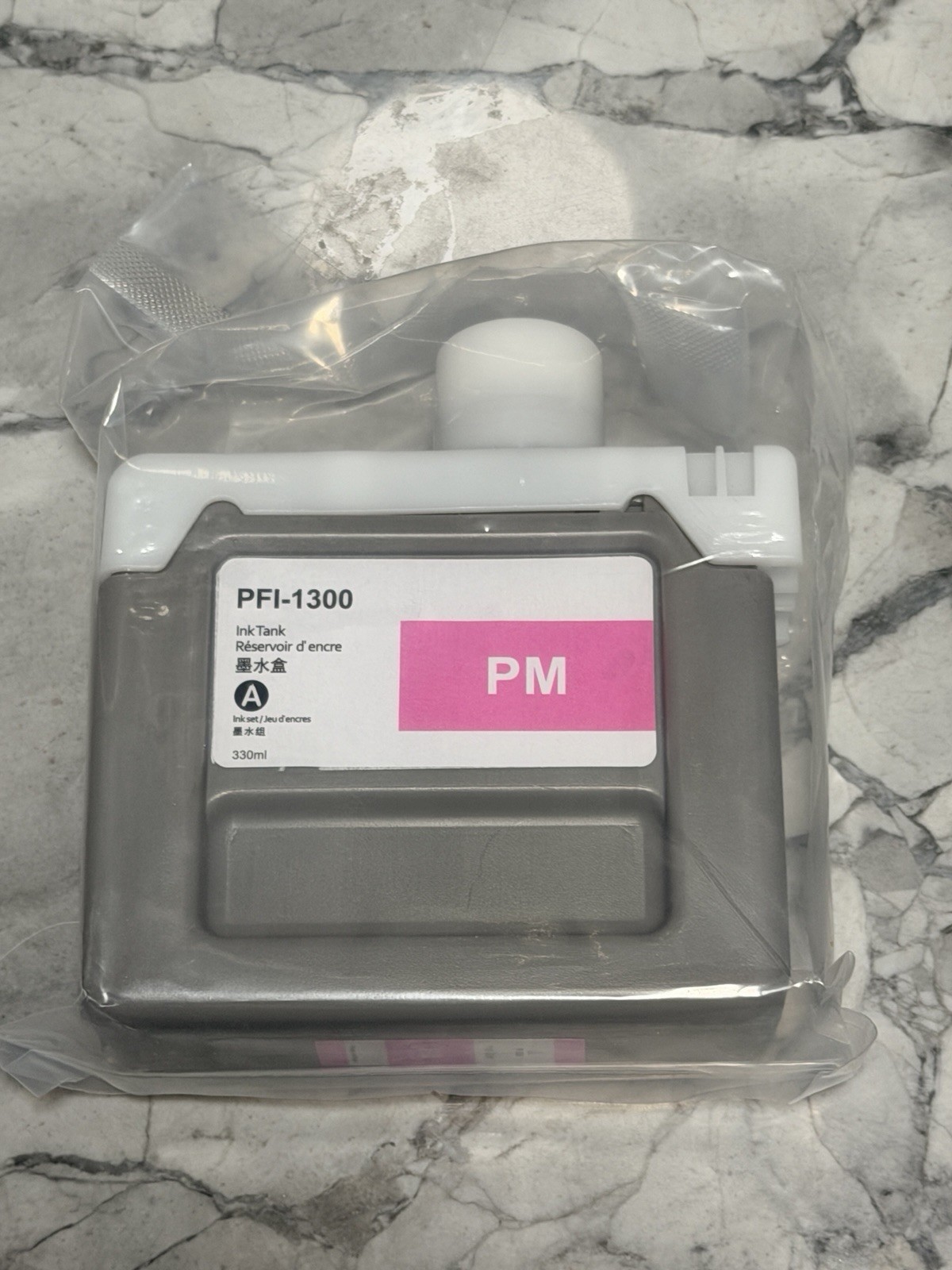 Compatible for Canon PFI-1300PM Photo Magenta Pigment Ink Tank 330ML Sealed