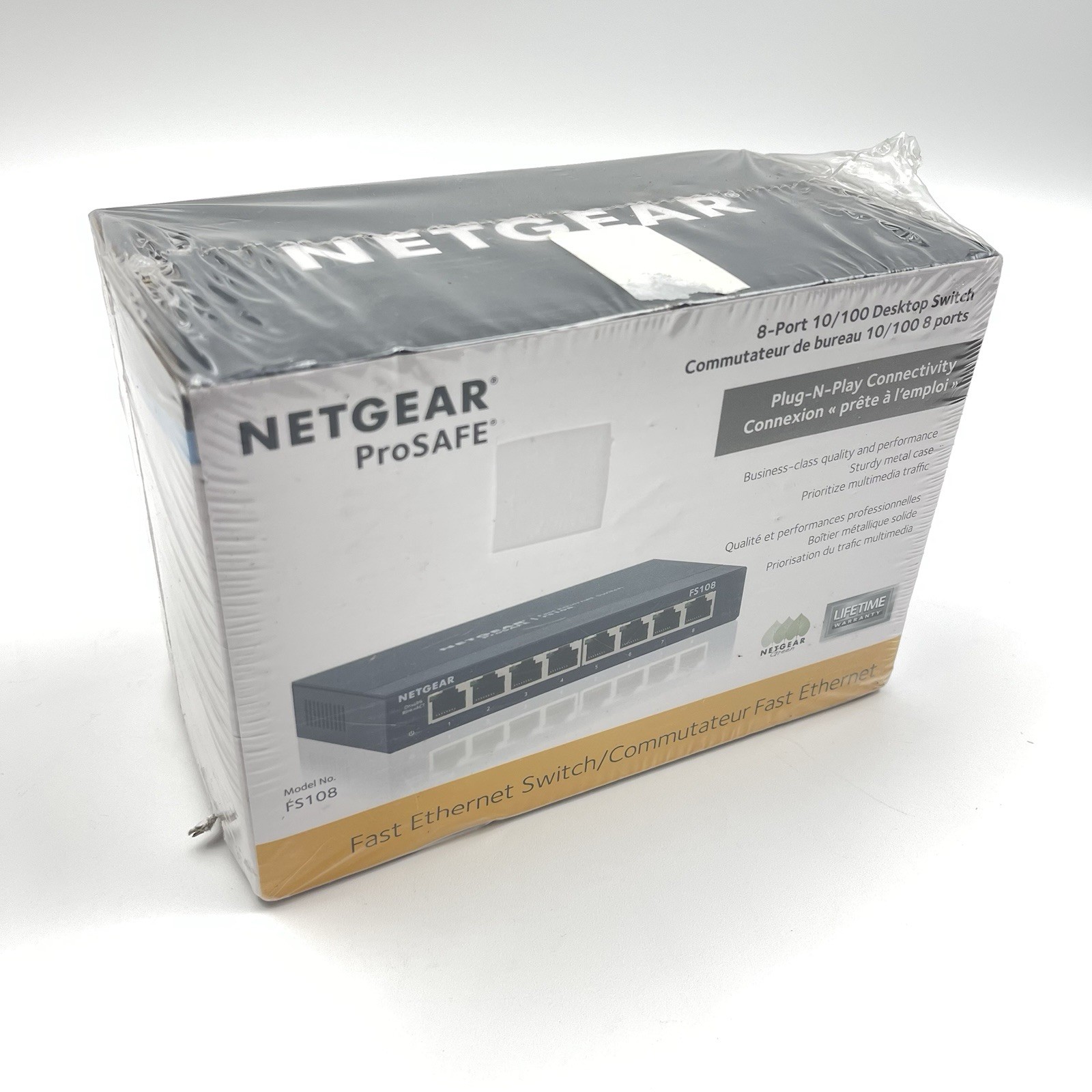 NETGEAR ProSafe FS108 8-Port 10/100Mbps Fast Ethernet Switch