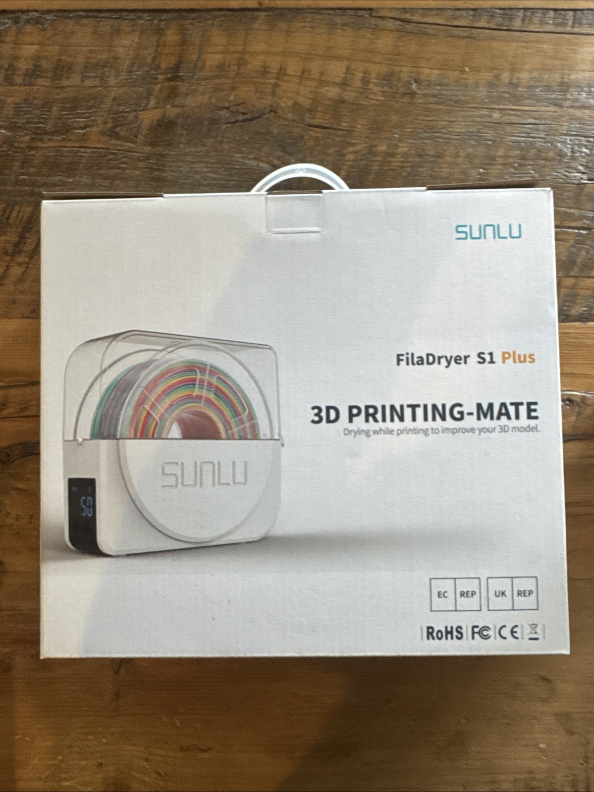 SUNLU FilaDryer S1 Plus 3D Printing-Mate Drying While Printing To Improve Print