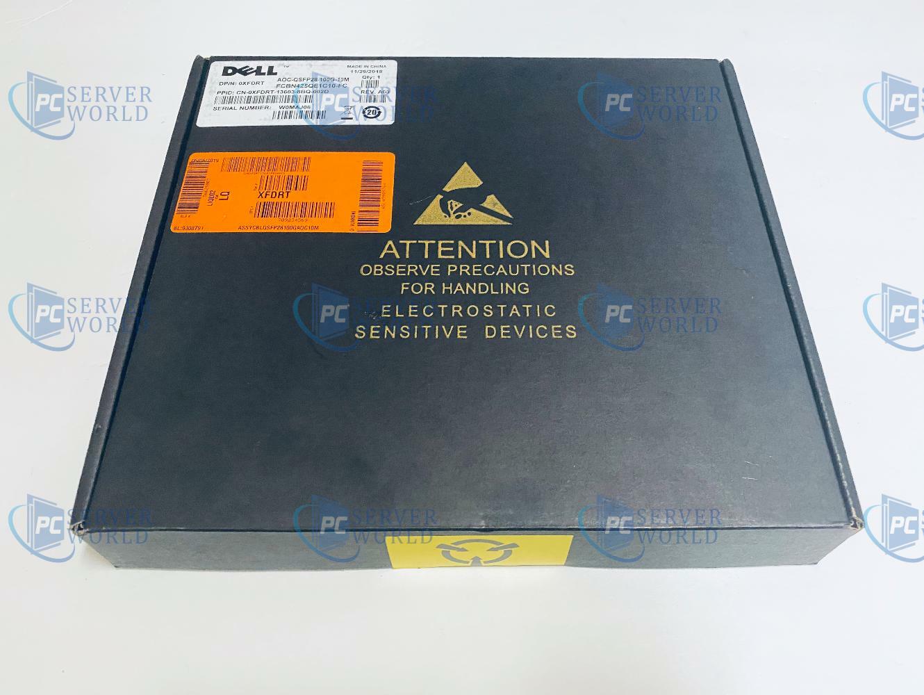 XFDRT DELL 10M AOC-QSFP28-100G-10M 100G QSFP28 ACTIVE OPTICAL CABLE 0XFDRT