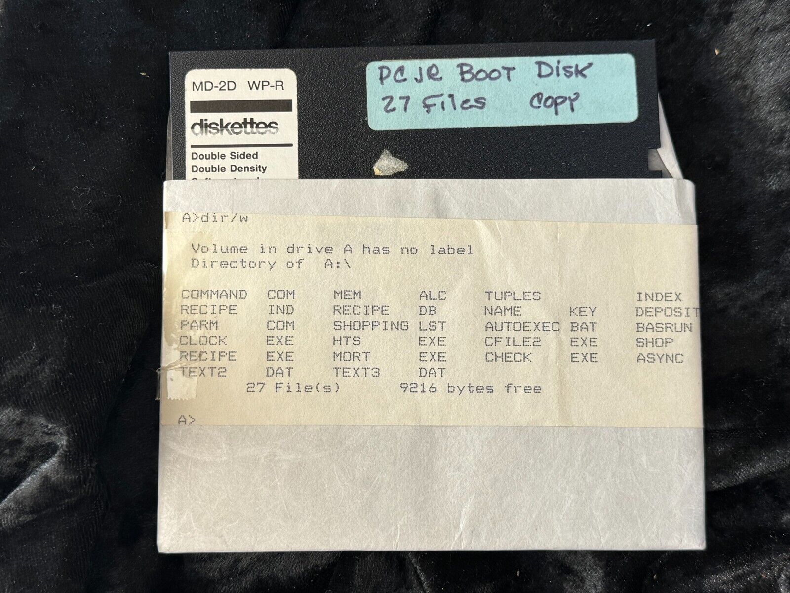 IBM PCjr Boot Disk Copy  - 5.25 Media