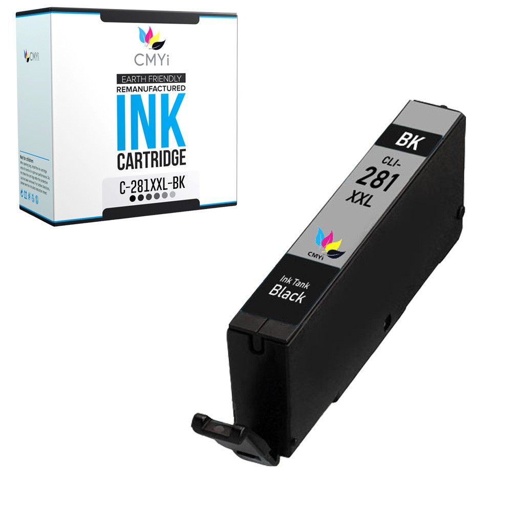 1PK Compatible CMYi 281XXL Black Ink for Canon PIXMA TS8320 TS8322 TS9120 TS9520