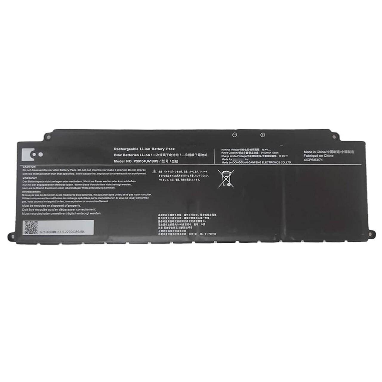 Dynabook PS0104UA1BRS Laptop Battery P000834200