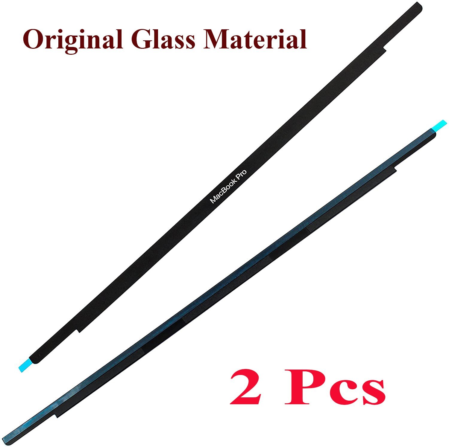 2 Pcs LCD Screen Front Bezel Logo Cover Macbook Pro 13'' A1706 A1708 2016 2017