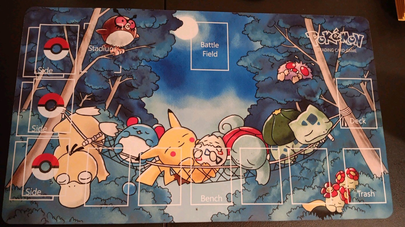 Pokemon Mouse Pad and Playmat Pikachu Bulbasaur Squirtle Nintendo