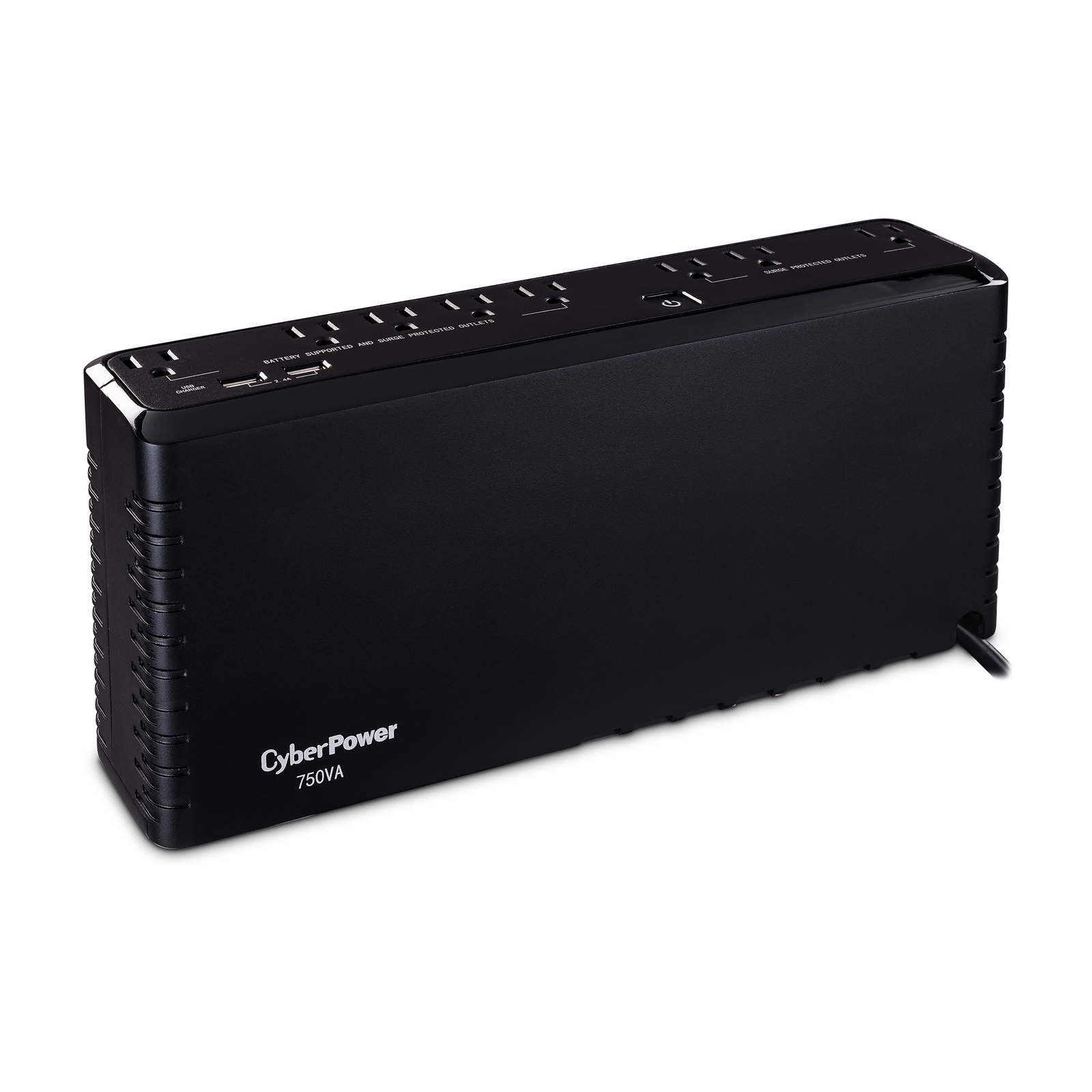 CyberPower 750VA PC 8-Outlet Battery Backup System w/ 2 USB Charging Ports