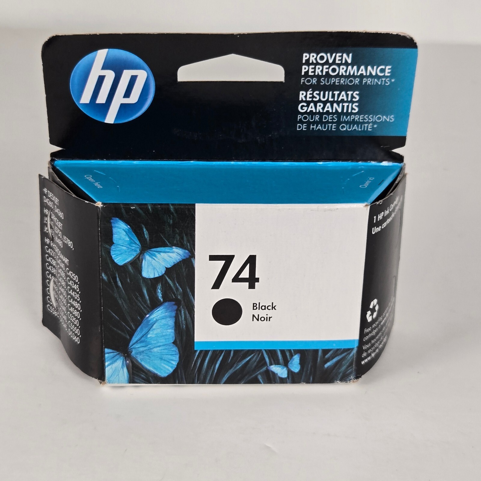 HP 74 Black Ink Cartridge for Printer High Quality Original Ink
