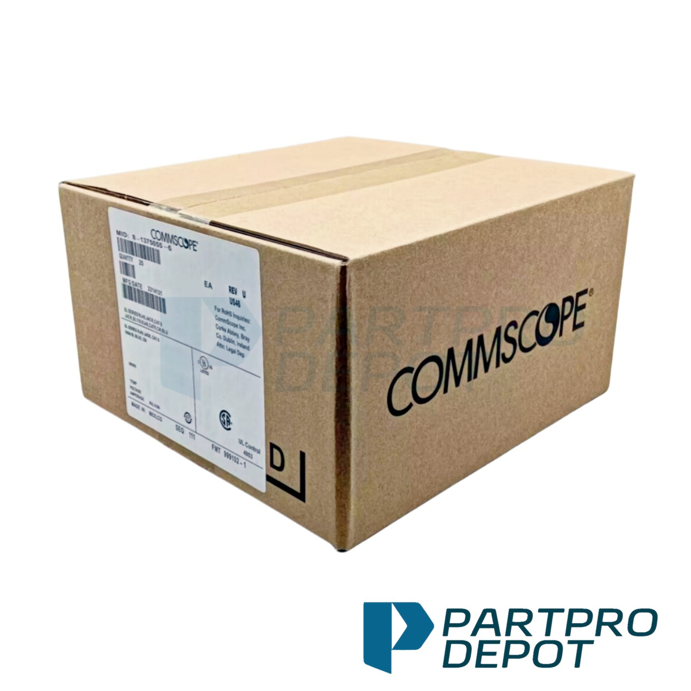 New For Commscope Category 6 Gigabit RJ45 CAT6 blue Network Jack 25pc 8-137505-6