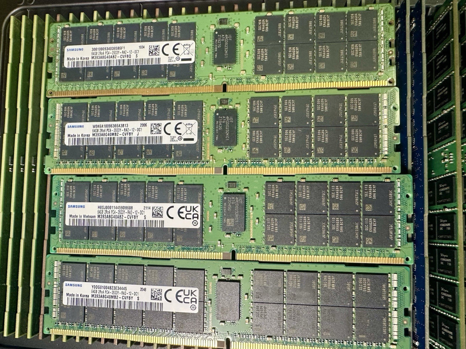 Samsung Server RAM 64GB 2Rx4 PC4-2933Y-RA2-12-DC1
