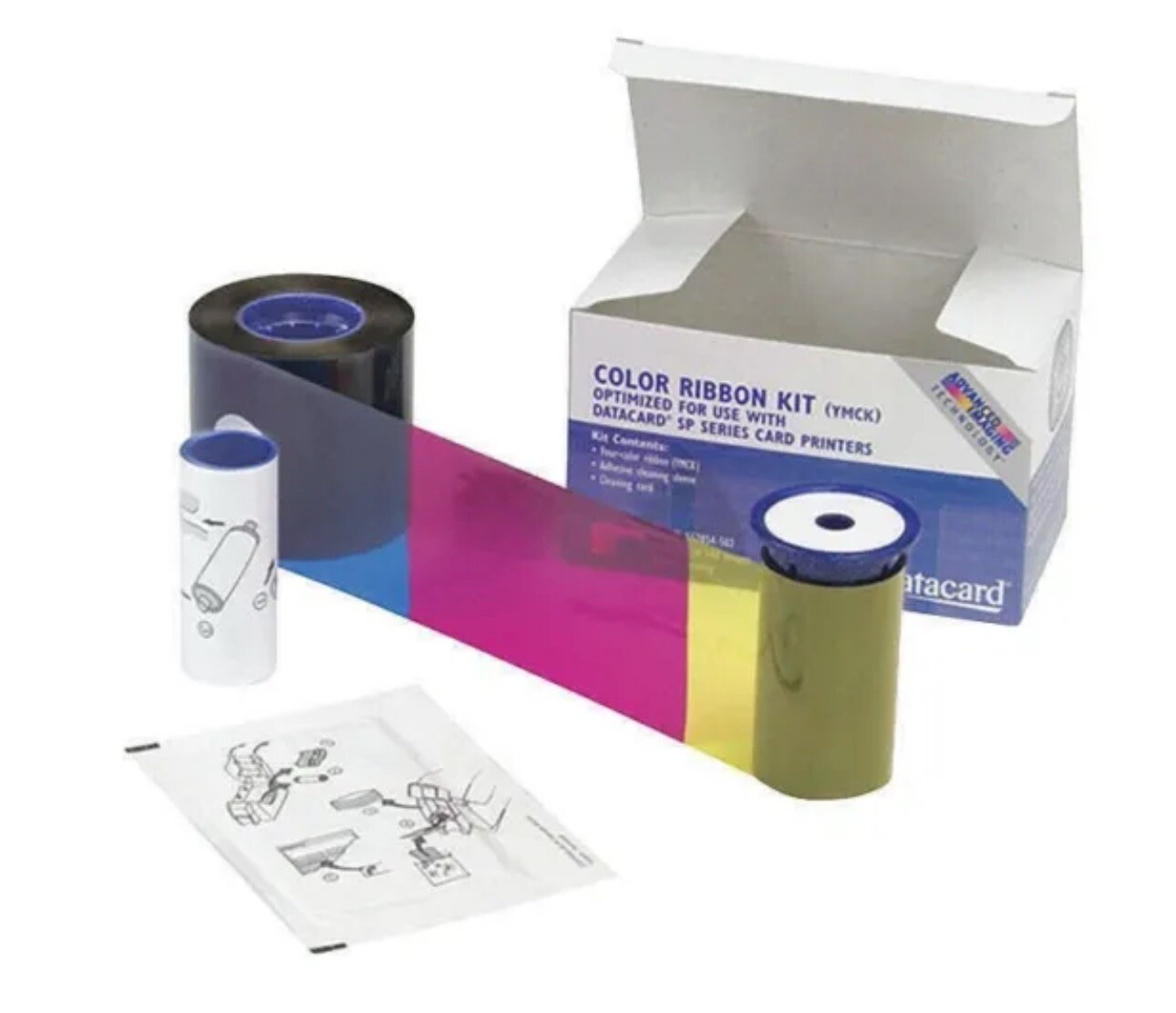 Datacard 534000-003 YMCKT Color Ribbon Kit (Replaces 552854-504) - New Original