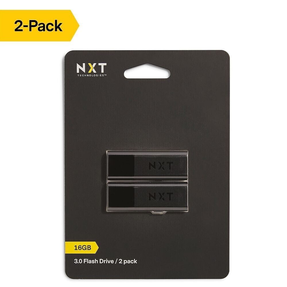NXT Technologies 2 PACK 16 GB USB 3.0 Flash Drive Retractable LED Transfer Light
