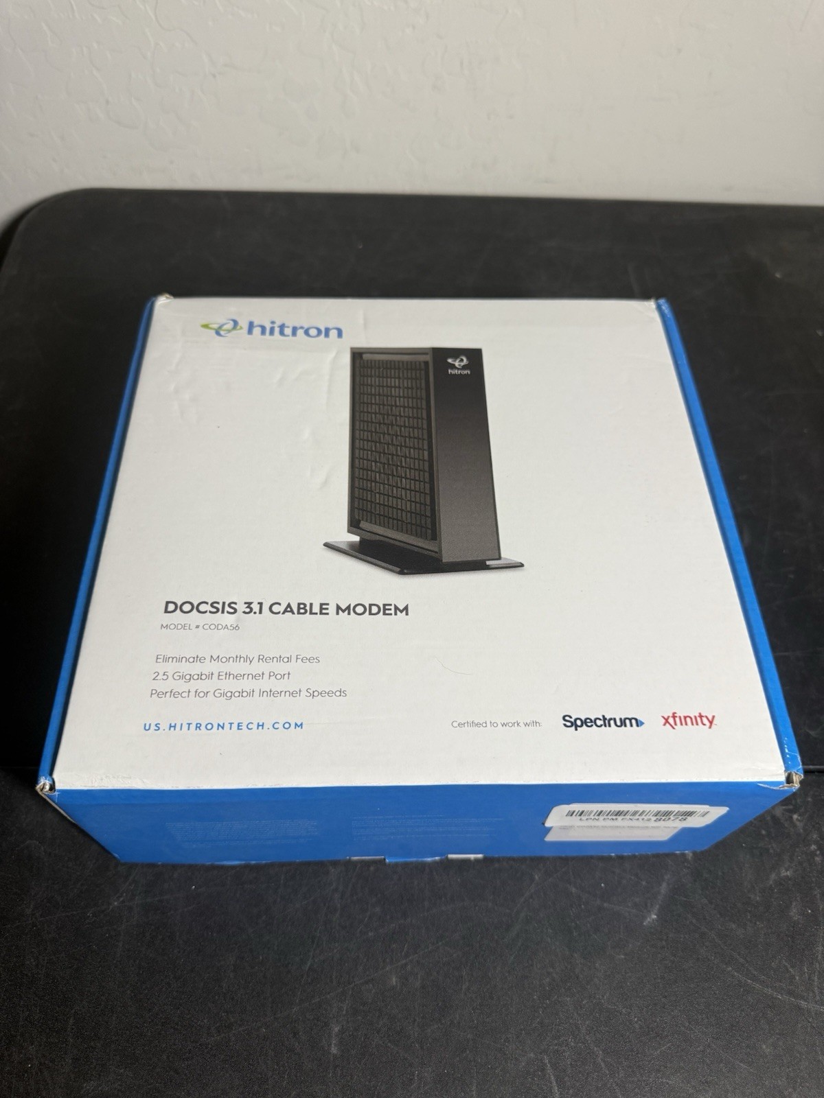 Hitron CODA56 DOCSIS 3.1 Cable Modem 2.5Gbps Xfinity Open Box Read