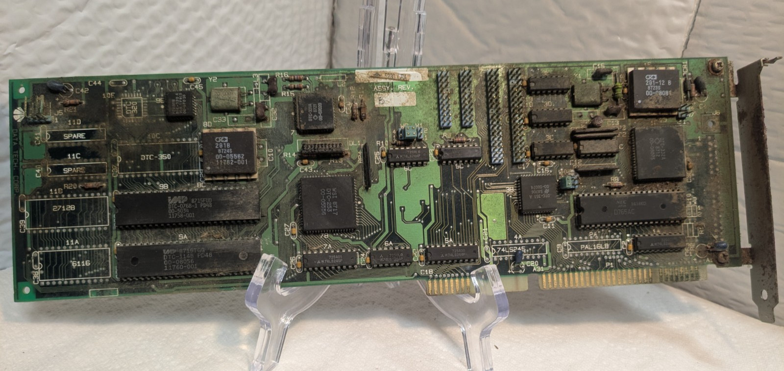 Data Tech Corp DTC 16-bit ISA MFM Hard Drive Controller Card IBM 386 5280 CRA