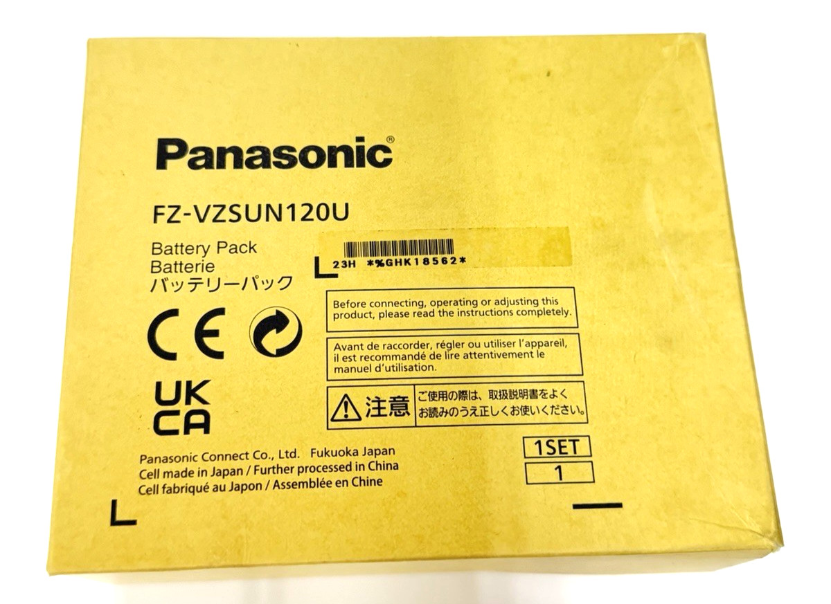 Panasonic Toughpad FZ-F1/N1 High Capacity Battery Pack (FZ-VZSUN120U)