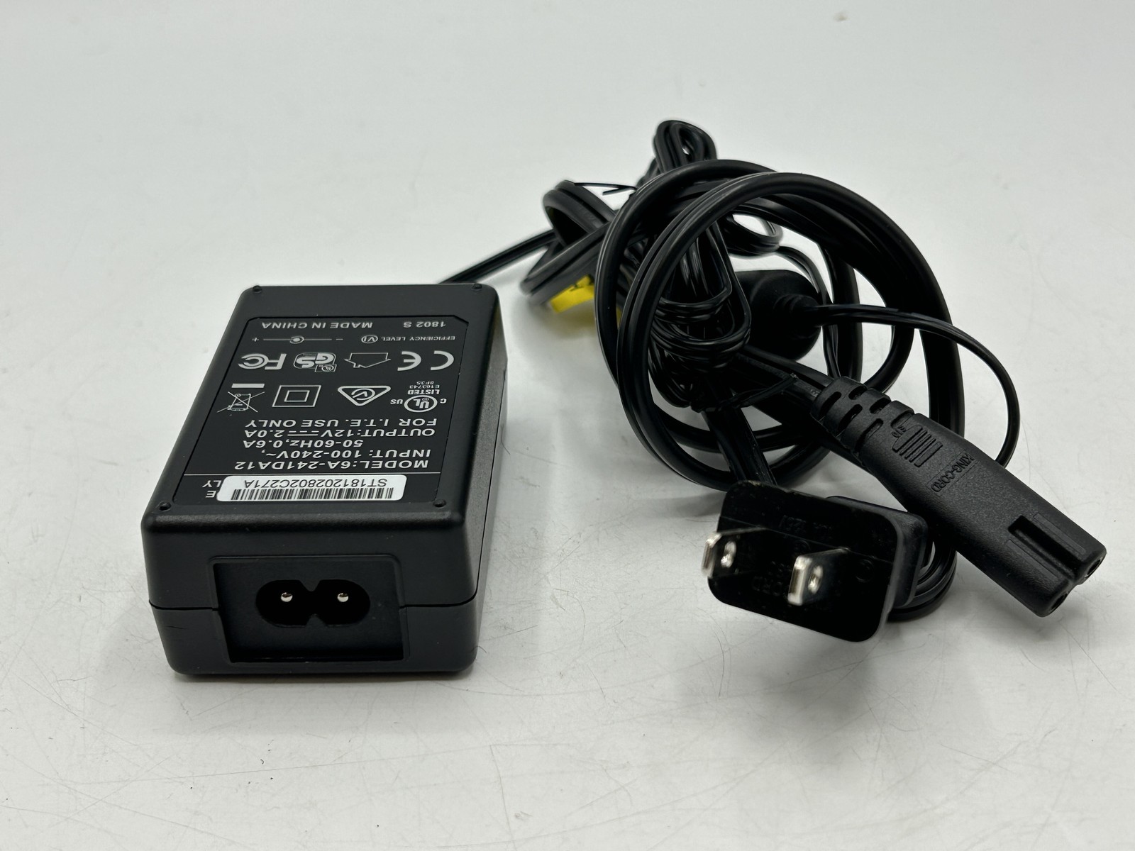 BINARY AC Power Adapter 12V 2A Wall Charger for 6A-241DA12 