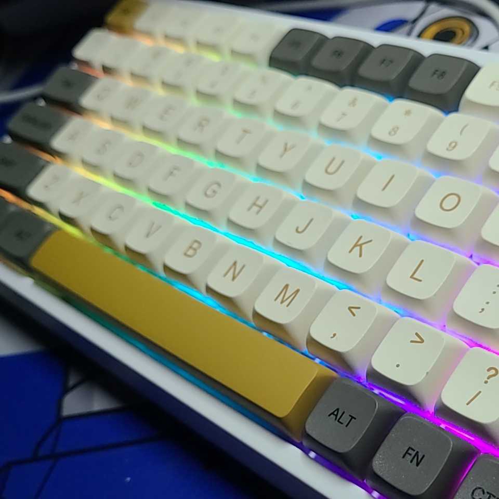 Shimmer XDA Height Keycap PBT 125 Keycaps Set For Cherry MX Mechanical Keyboard