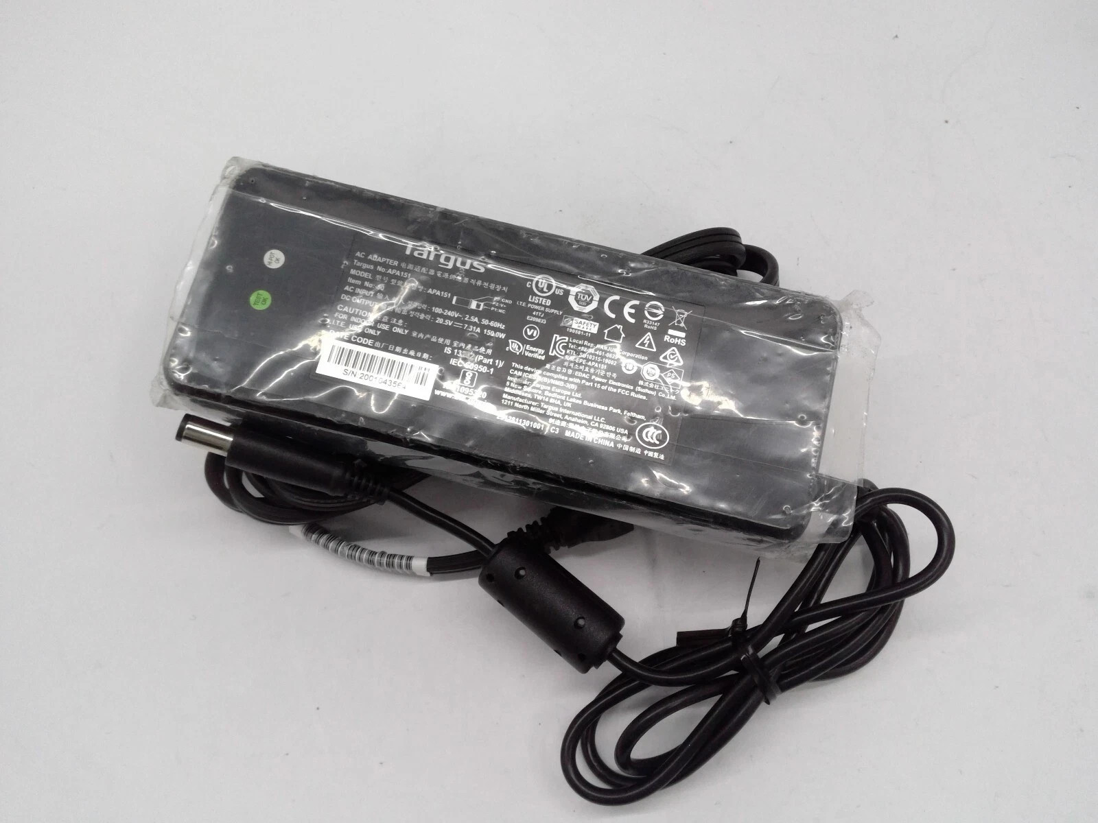 AU SELLER Genuine 150W Targus AC Adapter APA151  20.5V 7.31A DOCK PSU APA150205
