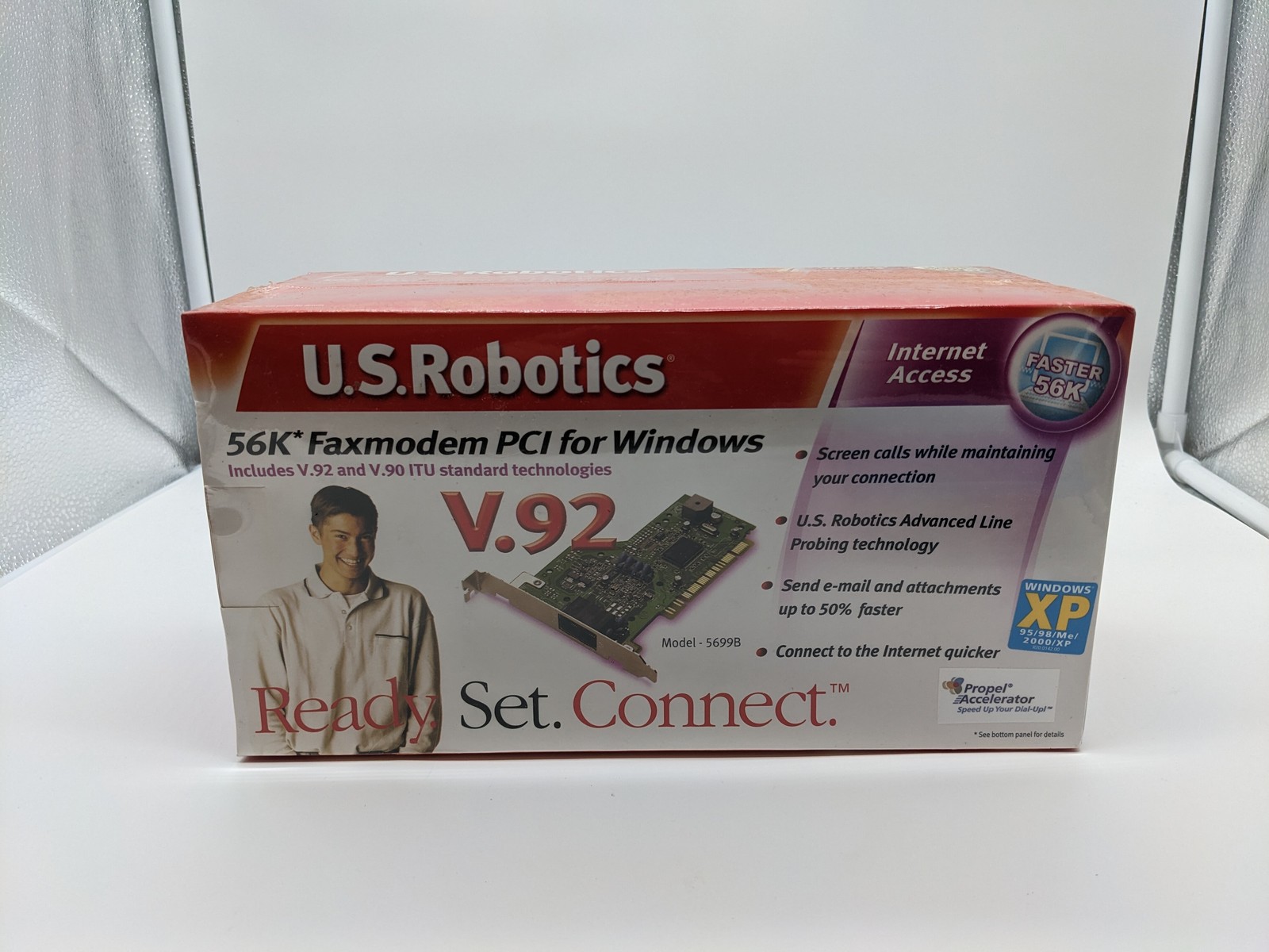 New SEALED USRobotics USR5699B 56 Kbps Performance Pro Modem Robotics