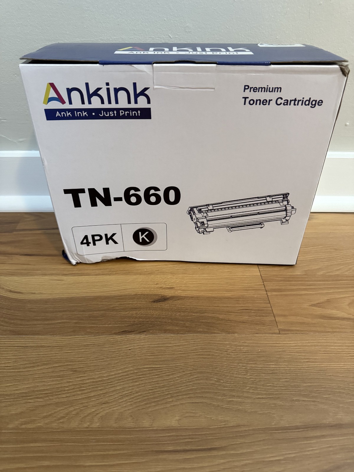 Ankink TN660 High Yield Toner Cartridge 4 Pack - Black (Brother Compatible)