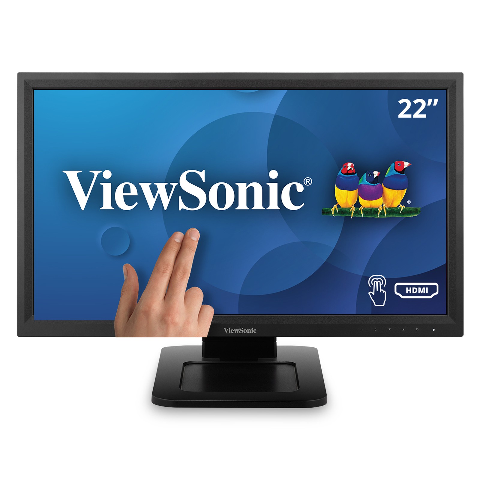 ViewSonic 22" 1080p Single Point Resistive Touch Screen Monitor - TD2211