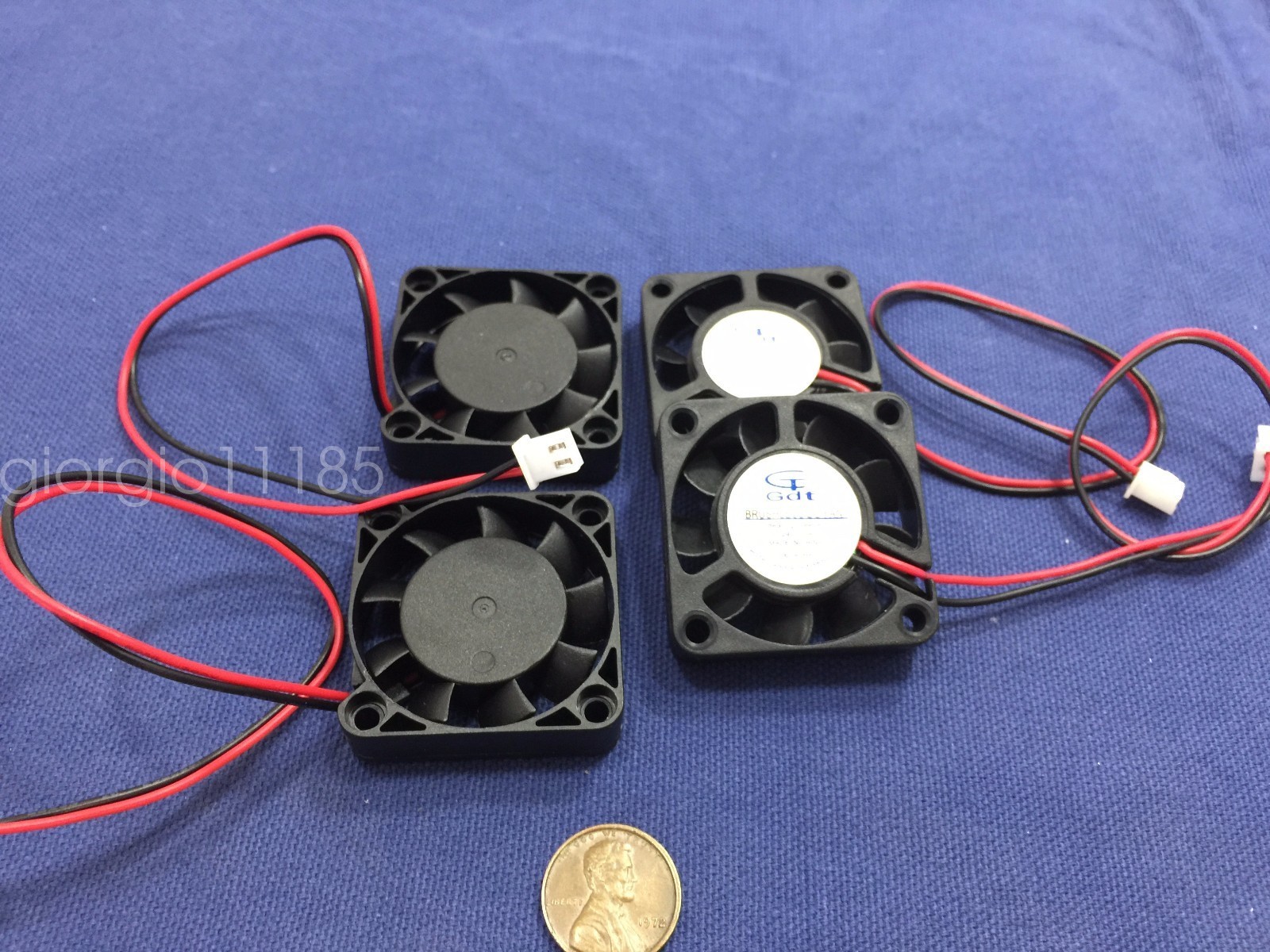 4 pcs 4010 Fan 24V 40x10 40mm reprap Dual Extruder Cooling USA 3d printer