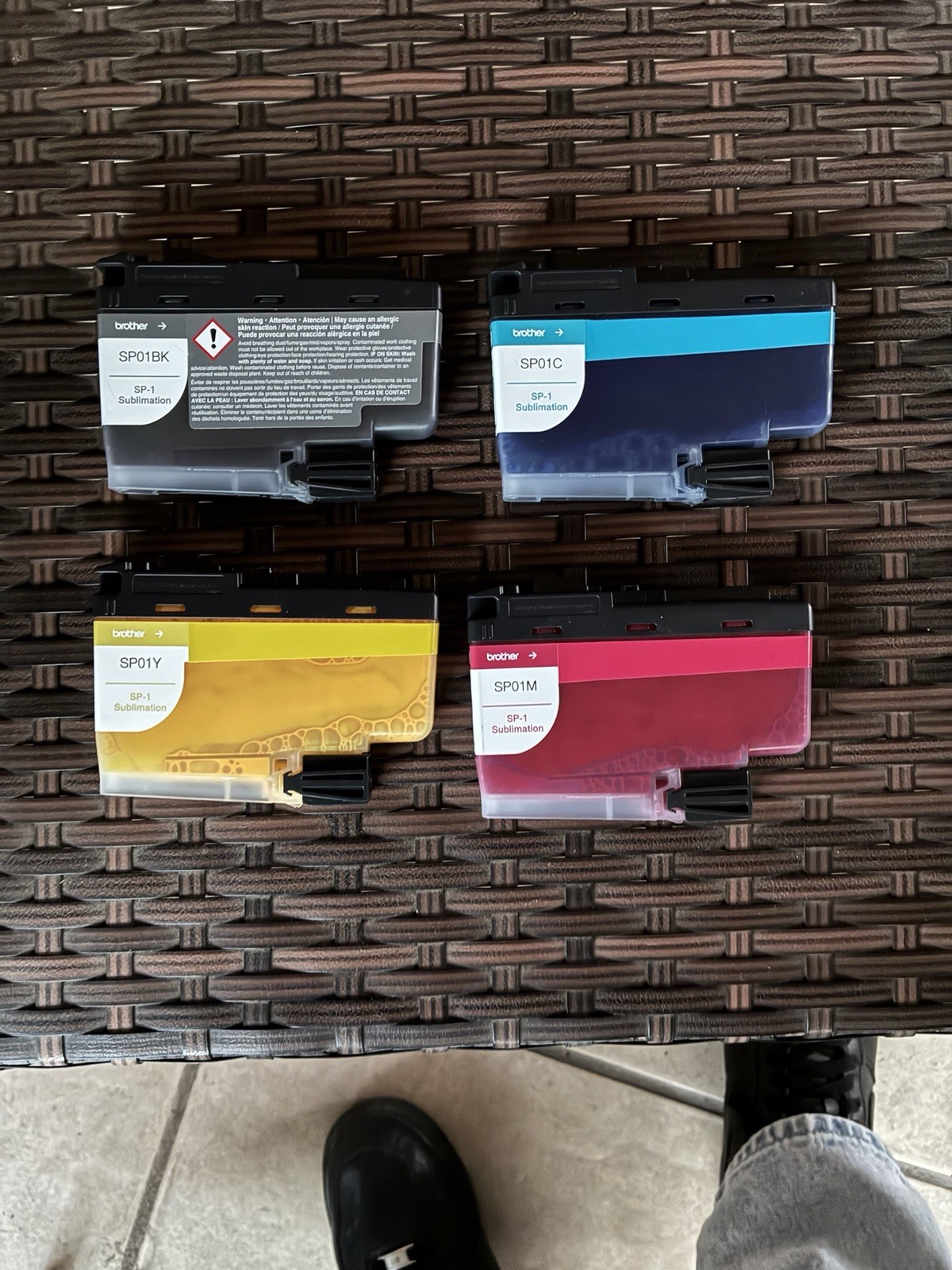 New Brother - SP01BK, SP01M, SP01Y, SP01C Standard Capacity Ink Cartridge | 4PK
