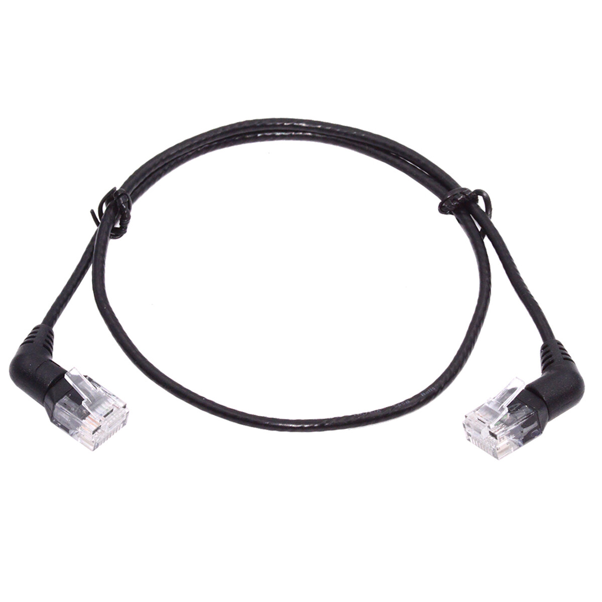 Cablecy CAT6 UTP Male to Male 360 Degree Angled Rotating Cable RJ45 1000Mbps