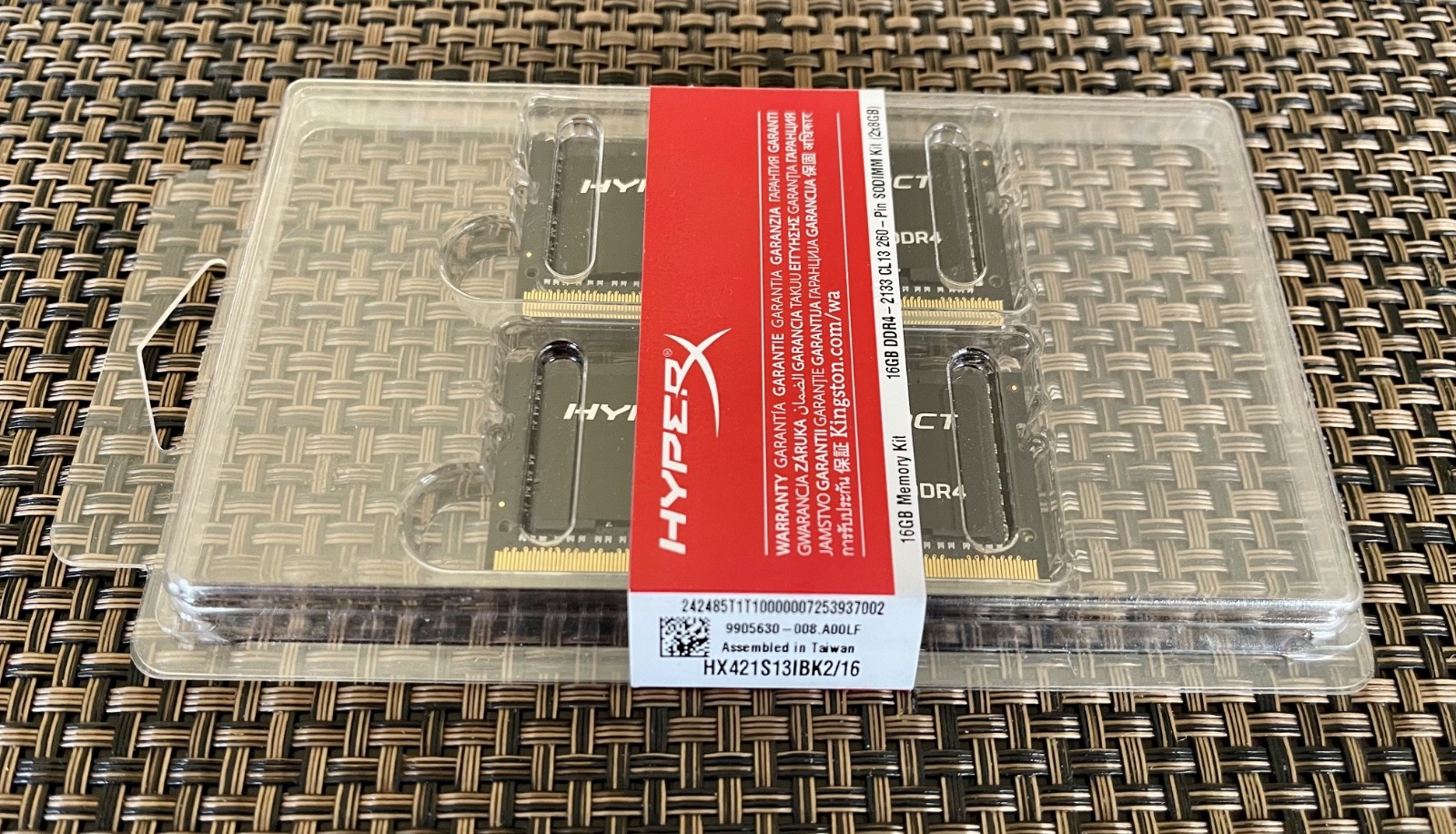 💻 NEW Kingston HyperX Impact 16GB DDR4-2133 Laptop RAM Kit — Sealed