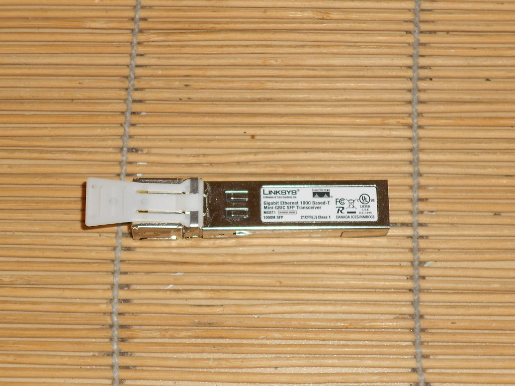 Cisco Linksys MGBT1 1000BASE-T SFP transceiver